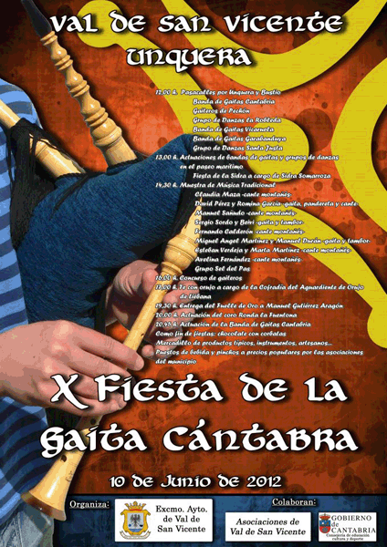 cartel fiesta de la gaita