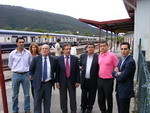 Firma del convenio con la FEVE