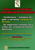 Conferencia de la Guardia Civil para mayores de 65 años