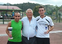 Felipe Pandal triunfó en el torneo de tenis