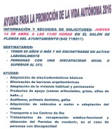 Ayudas a la promoción de la vida autónoma