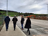 El alcalde y el Director General de SICAN visitan el Polí­gono Industrial